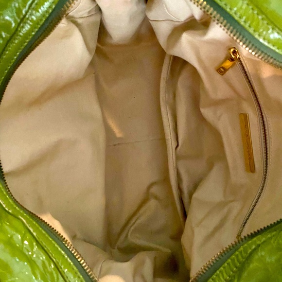 Marc Jacobs Large Goat Leather Bowler - Moss Green - Picture 5 of 7